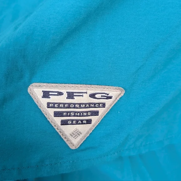 Columbia Men's Blue Fishing PFG Vented Shirt Size Small Jacket - Picture 7 of 10